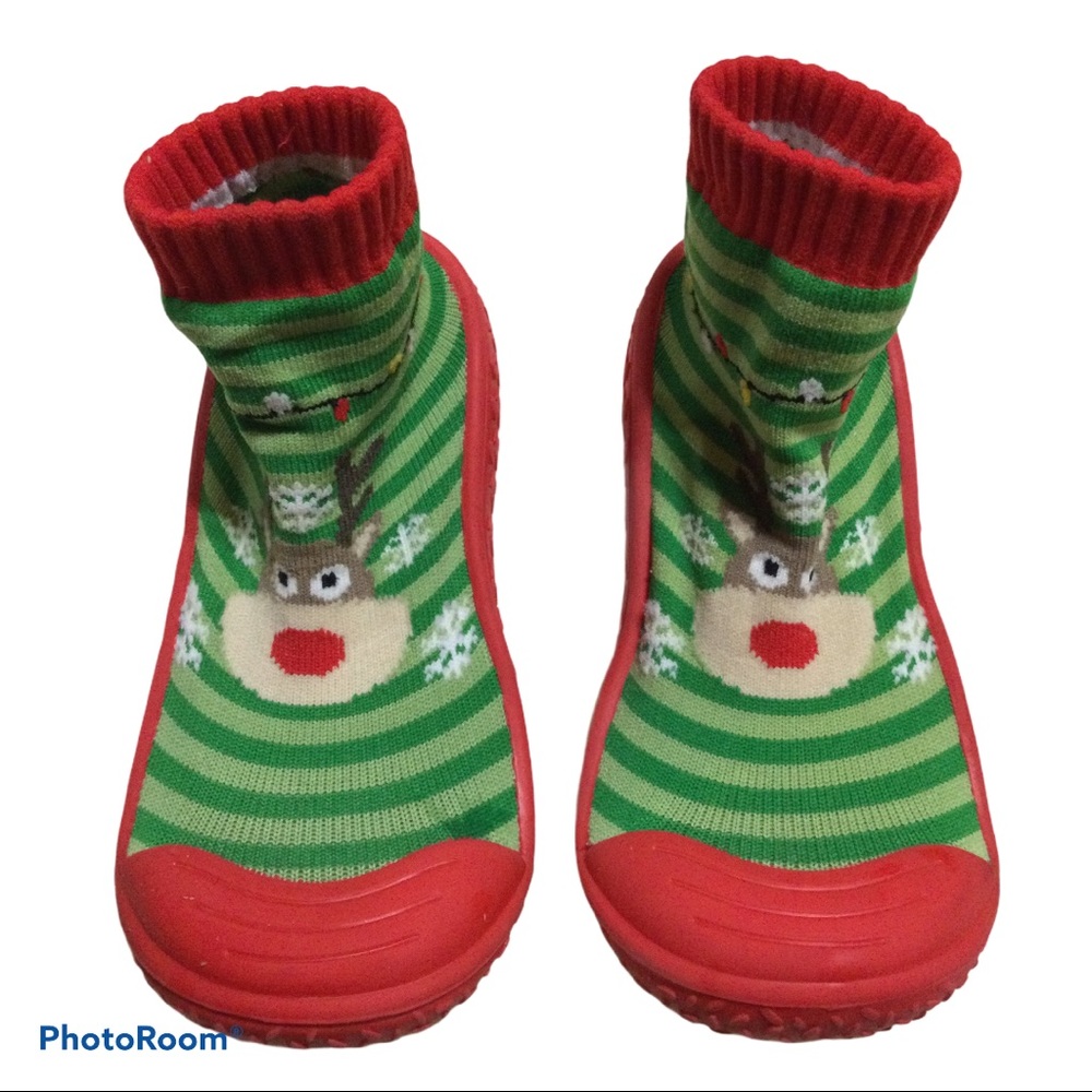 Lily & Dan Xmas Gripper Socks